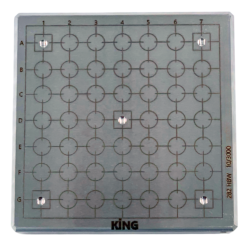 Hardness Tester Accessories - Brinell Test Blocks + - King Master