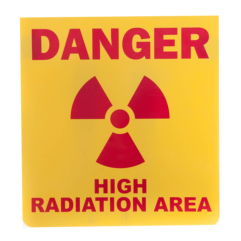 ビンテージU.S.Aサイン Radiation Safety - Signs/Barriers - NDT Radiation Signs - NDT