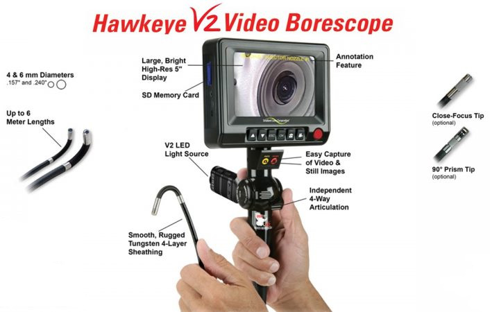 E-Series Video Borescopes (2.0 and 2.8mm)