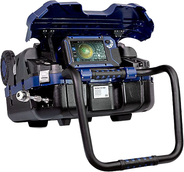 Robust trolley with flexible handle