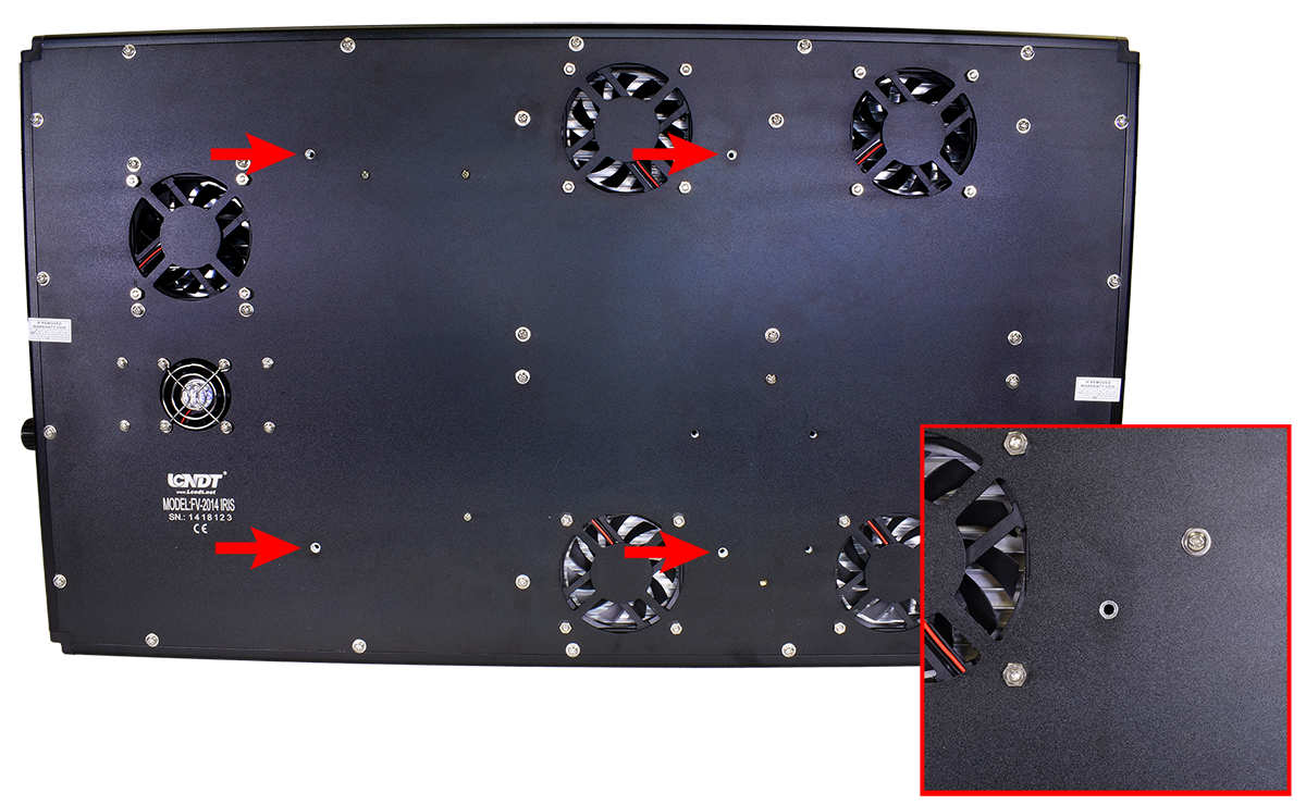 Film Viewers / Densitometers - 14 X 17 Viewers - LCNDT FV-2014 and FV-2014- IRIS 14x17 Film Viewers - NDT Supply.com