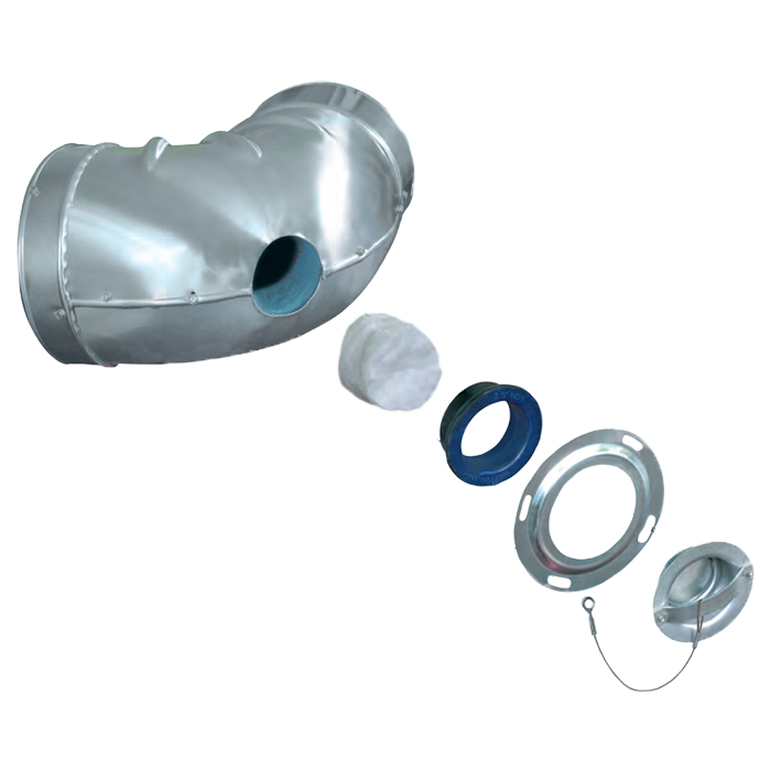 Woolf Aircraft 304 Stainless Bent Elbow 4.500 90-Degree Woolf Aircraft 304 Stainless Bent Elbow 4.500 90-Degree