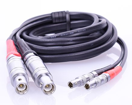 Cable Lemo.01 Φ6mm to Microdot MD male Equivalent Ultrasonic NDT TOFD transducer 