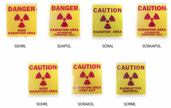 Radiation Safety Signs Printable