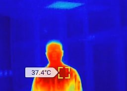 Infrared Fever Scan Image