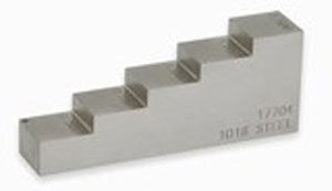 5-step Certified 304 Stainless Steel Calibration Block Ultrasonic Thickness 