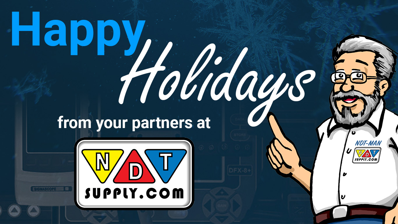 Happy Holidays from your partners at NDT Supply